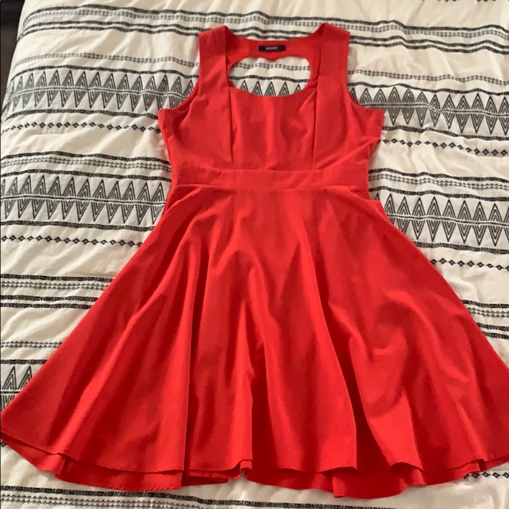 Coral dress